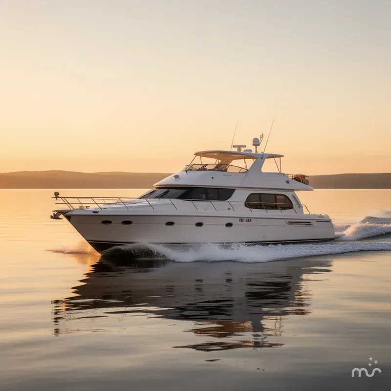 Slide: The Image of Carver Yachts 560 Voyager Sky 2005 - 4