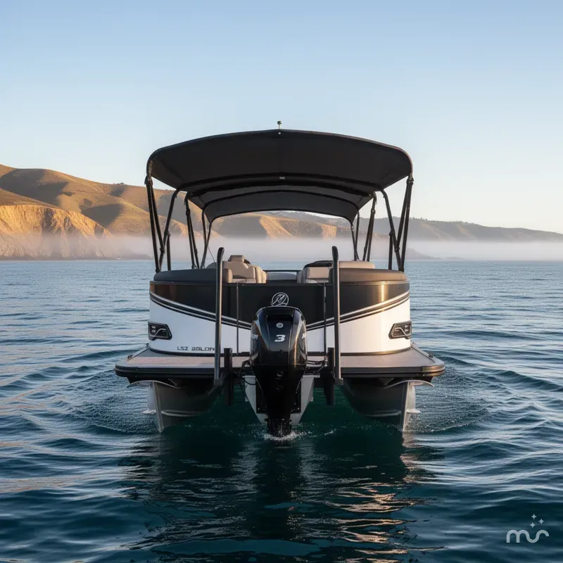 Slide: The Image of Avalon Avalon LSZ Versatile Rear Bench - 23 FTw/ 200HP Mercury! 2026 - 4