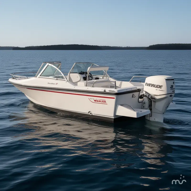 Slide: The Image of Boston Whaler Dauntless 17 1996 - 2