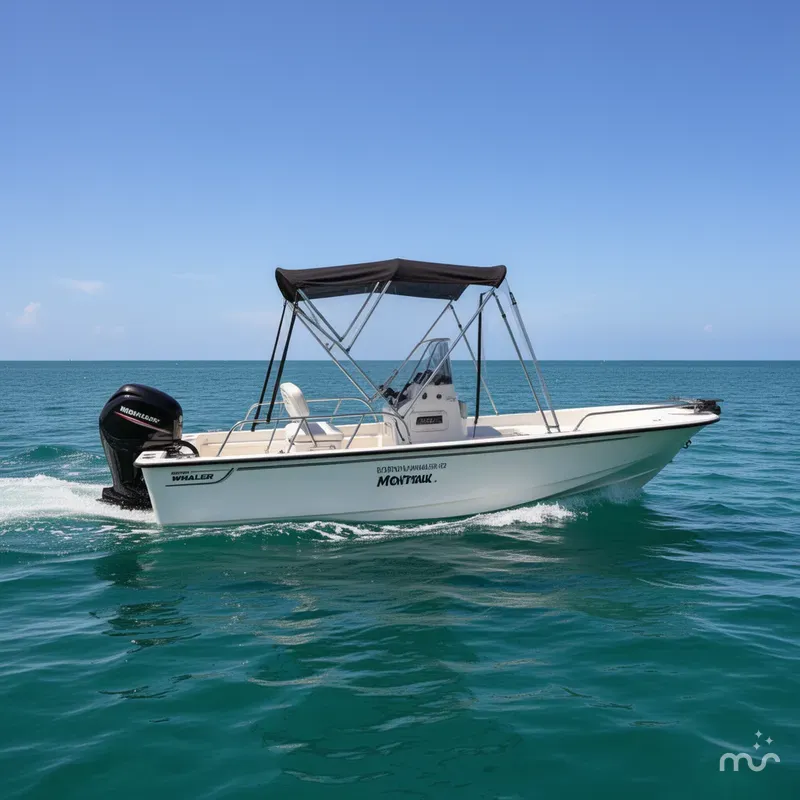 Slide: The Image of Boston Whaler 17 Montauk 2024 - 2