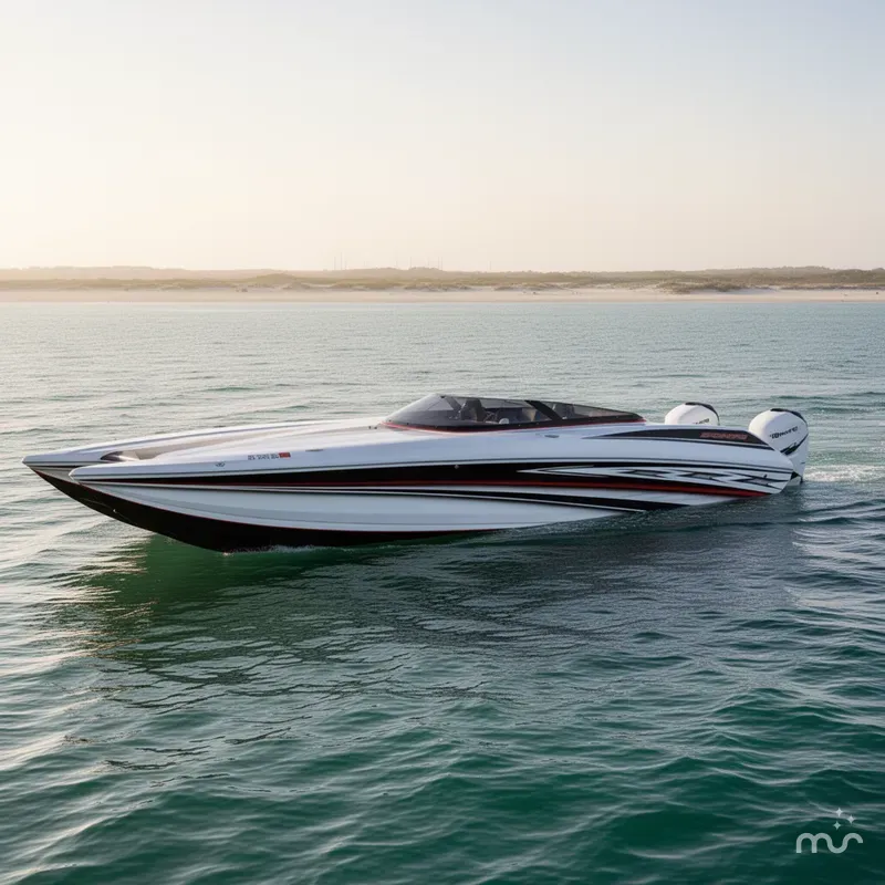 Slide: The Image of Sonic USA Boats 32 Fast Cat 2017 - 2