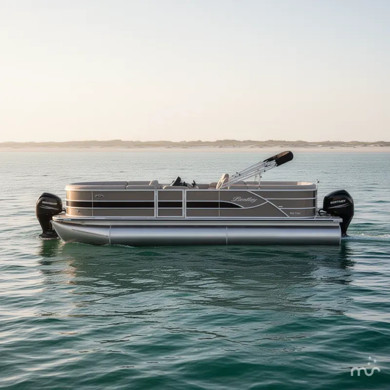 Slide: The Image of Bentley Pontoons Fish 240 FWD CW 2026 - 2