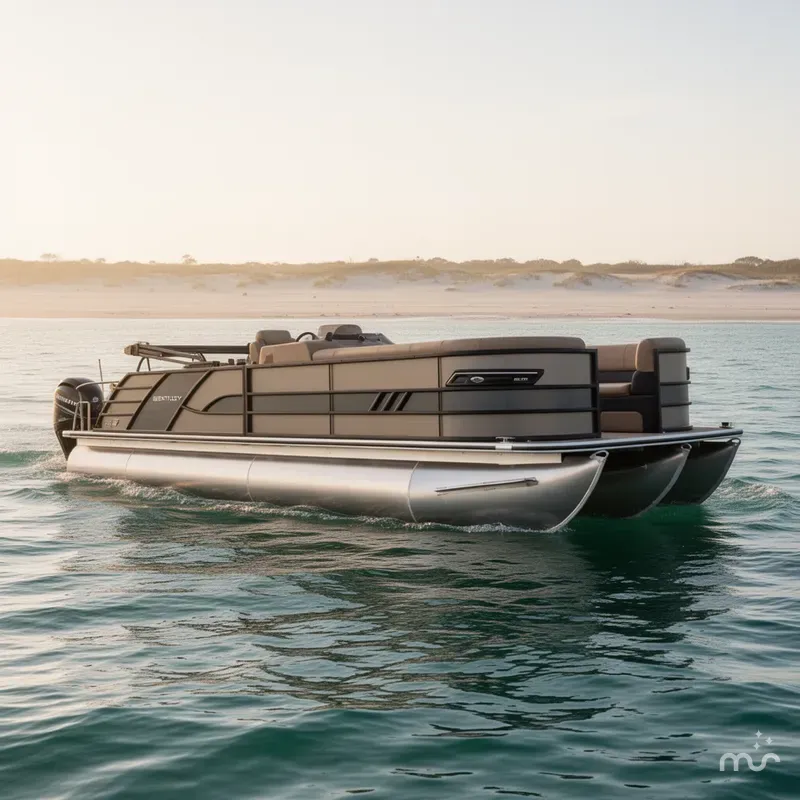The Image of Bentley Pontoons 253 Elite Swingback Quad 2026 - 0