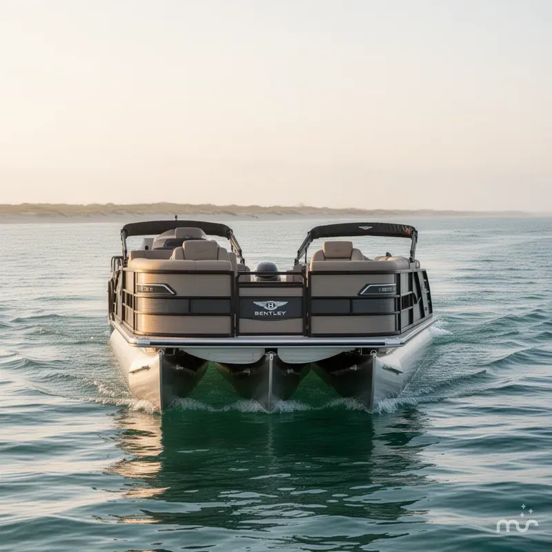 Slide: The Image of Bentley Pontoons 253 Elite Swingback Quad 2026 - 1