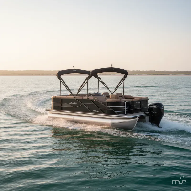 Slide: The Image of Bentley Pontoons Legacy 243 Swingback 2026 - 4
