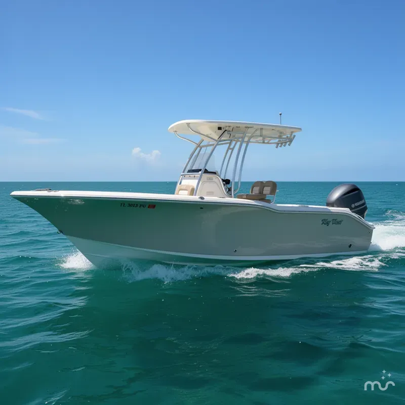 Slide: The Image of Key West 244 Center Console 2014 - 2
