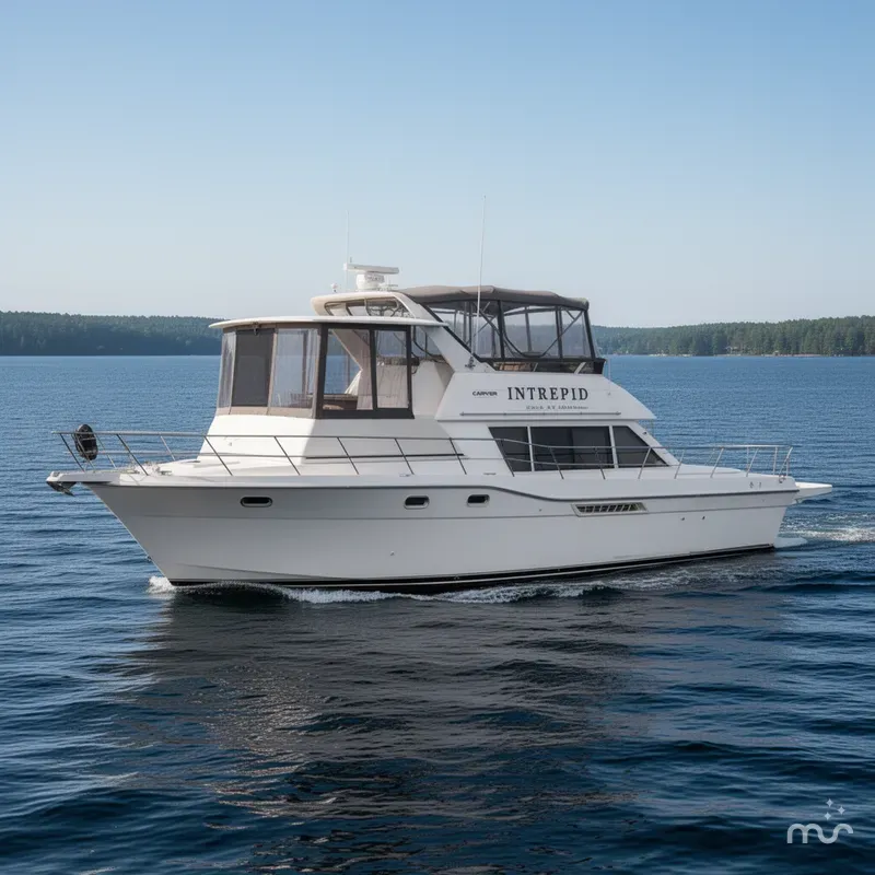 The Image of Carver Yachts 405 Aft Cabin Motor Yacht 1997 - 0