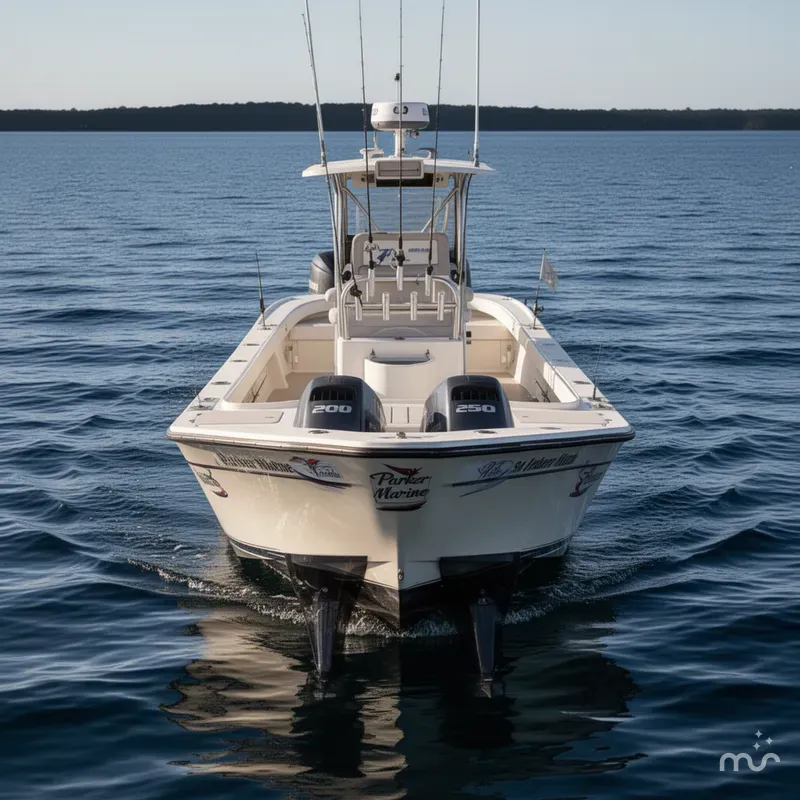 Slide: The Image of Parker Marine 2501 Center Console 1999 - 1