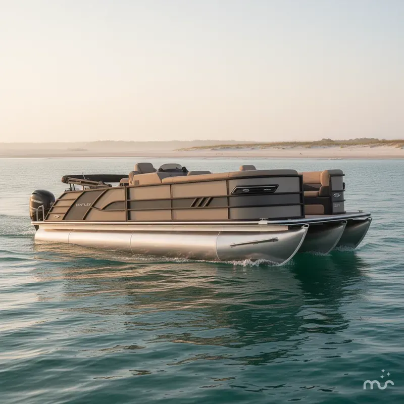 The Image of Bentley Pontoons 253 Elite Swingback Quad 2026 - 0