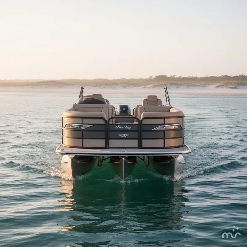 Slide: The Image of Bentley Pontoons 253 Elite Swingback Quad 2026 - 1