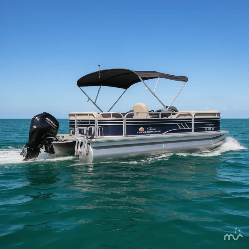 The Image of Sun Tracker Party Barge 20 DLX 2022 - 0