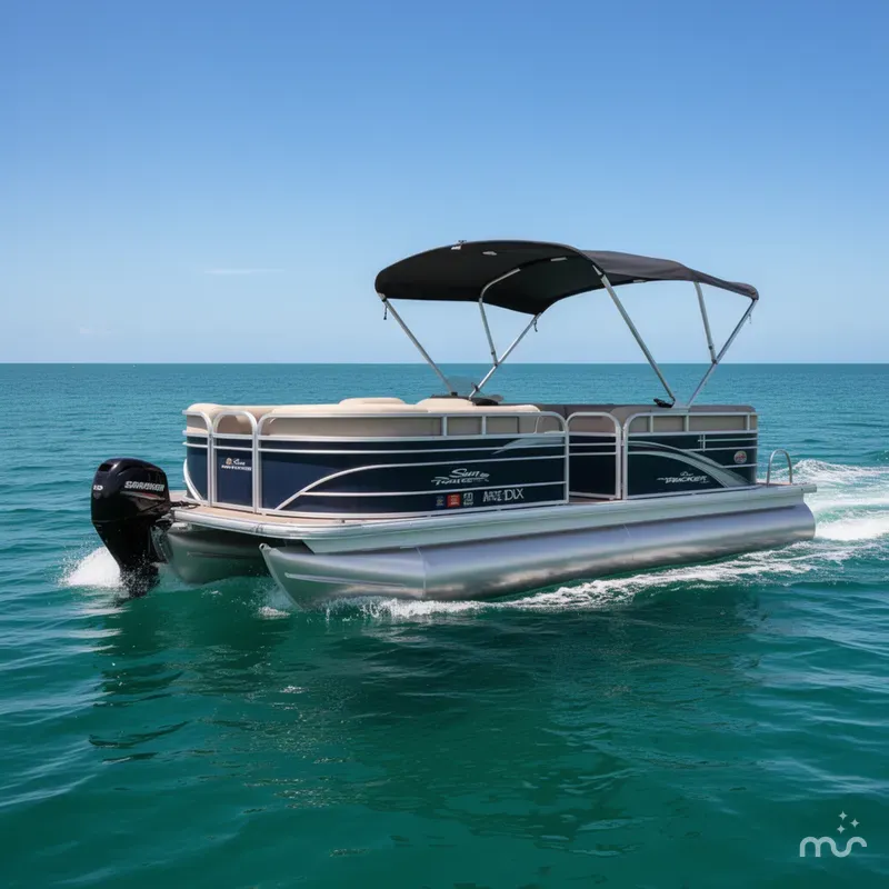 Slide: The Image of Sun Tracker Party Barge 20 DLX 2022 - 2