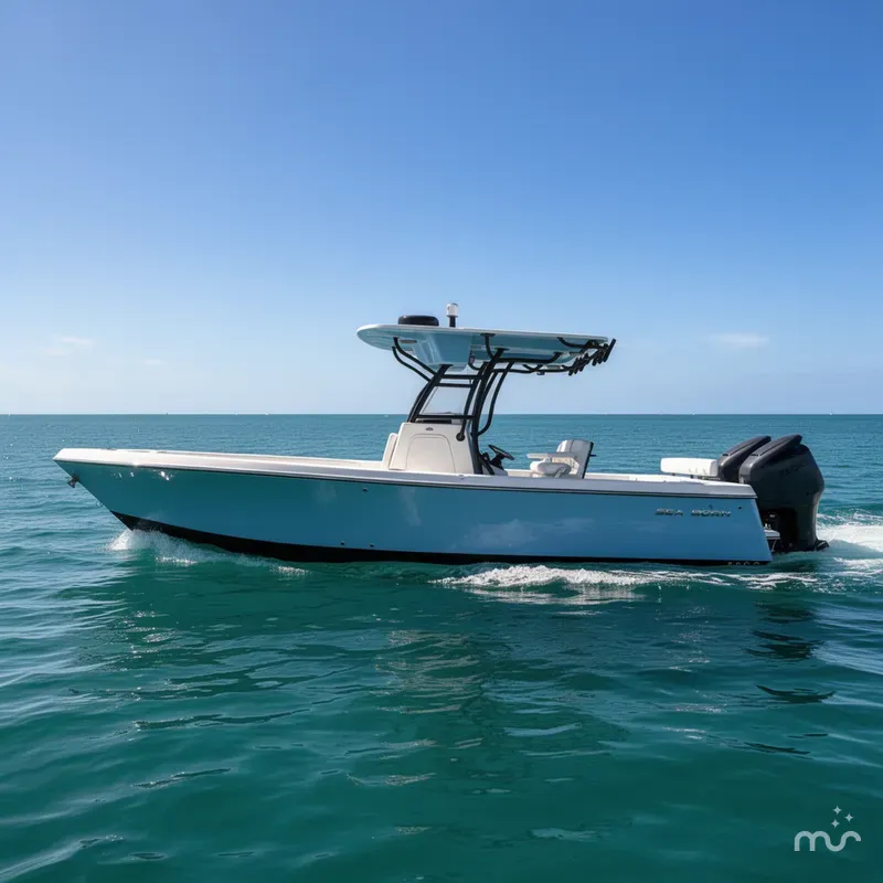 Slide: The Image of Sea Born LX27 Center Console 2026 - 2