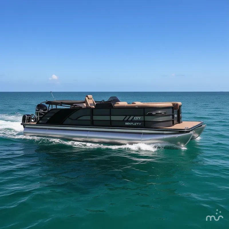 The Image of Bentley Pontoons Elite Swingback Bench 253 2026 - 0