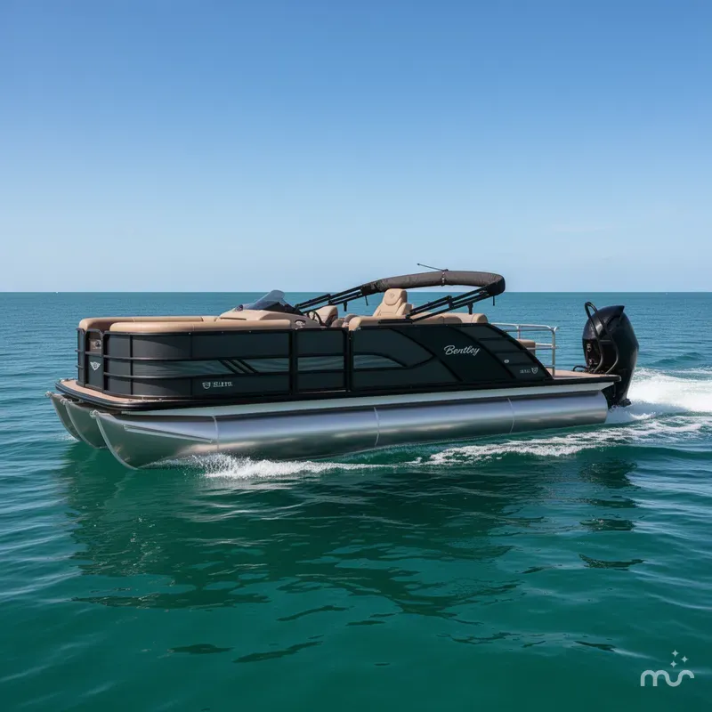 Slide: The Image of Bentley Pontoons Elite Swingback Bench 253 2026 - 4