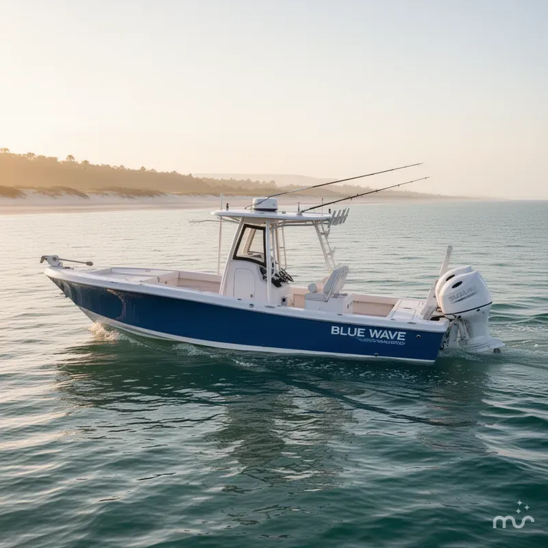 Slide: The Image of Blue Wave 2800 Makaira 2021 - 2
