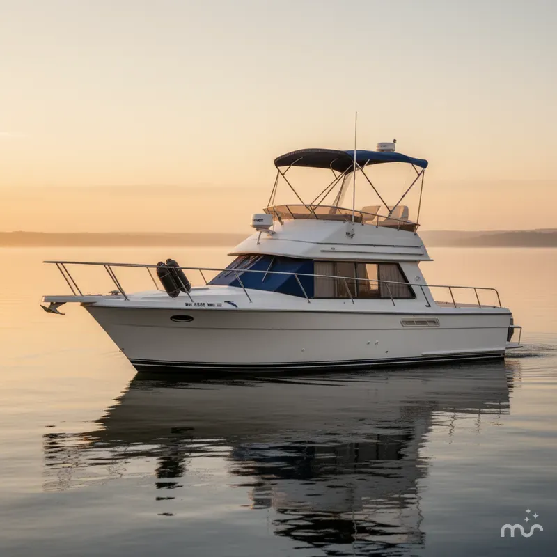 Slide: The Image of Carver Yachts 28 Command Bridge 1992 - 2