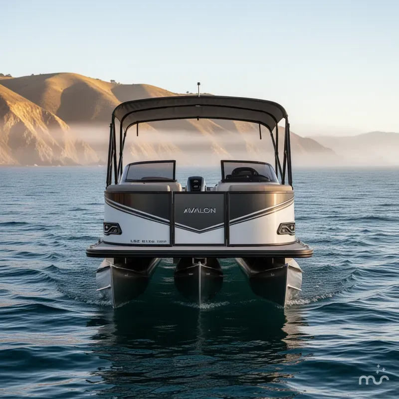 Slide: The Image of Avalon Avalon LSZ Elite Windshield - 21 FT w/ 150HP Mercury! 2026 - 3