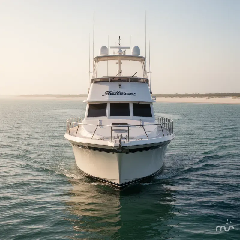 Slide: The Image of Hatteras 70 Cockpit Motor Yacht 1987 - 1