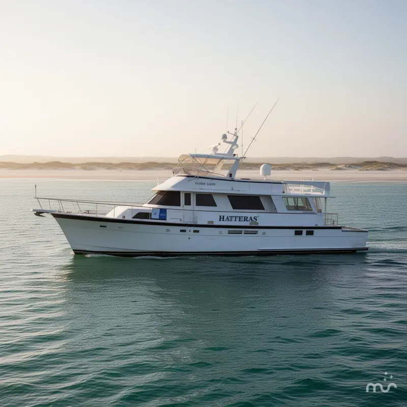 Slide: The Image of Hatteras 70 Cockpit Motor Yacht 1987 - 2