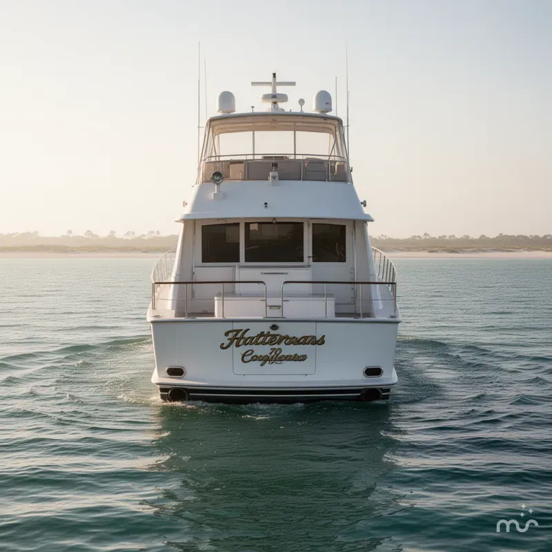 Slide: The Image of Hatteras 70 Cockpit Motor Yacht 1987 - 3