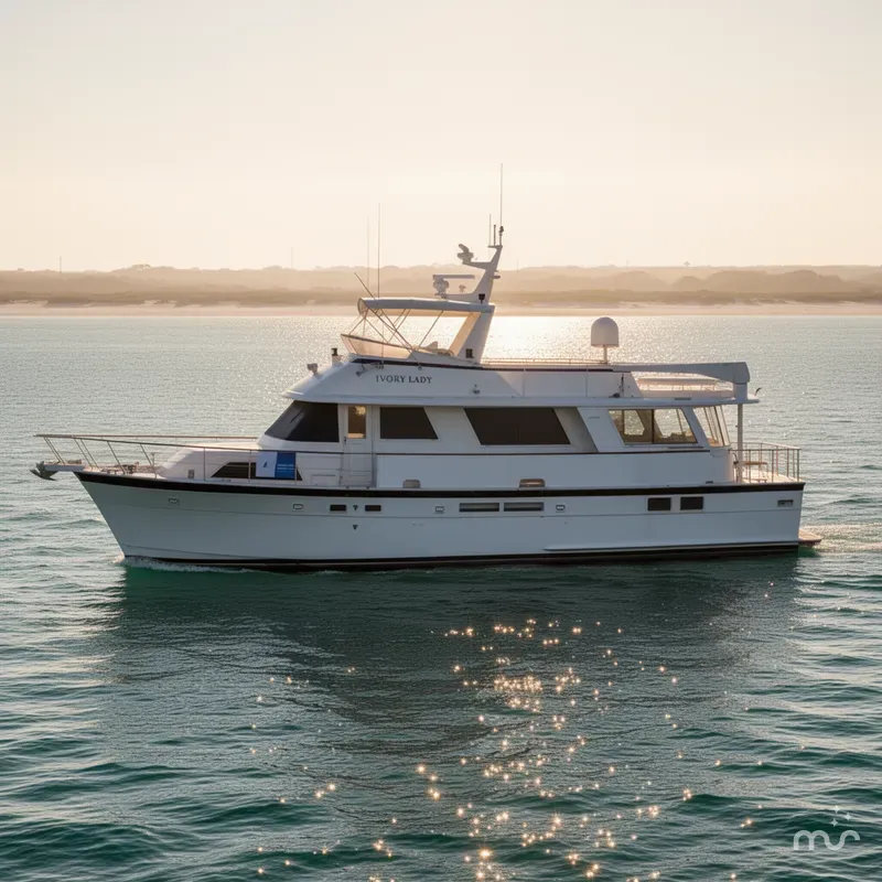 Slide: The Image of Hatteras 70 Cockpit Motor Yacht 1987 - 4