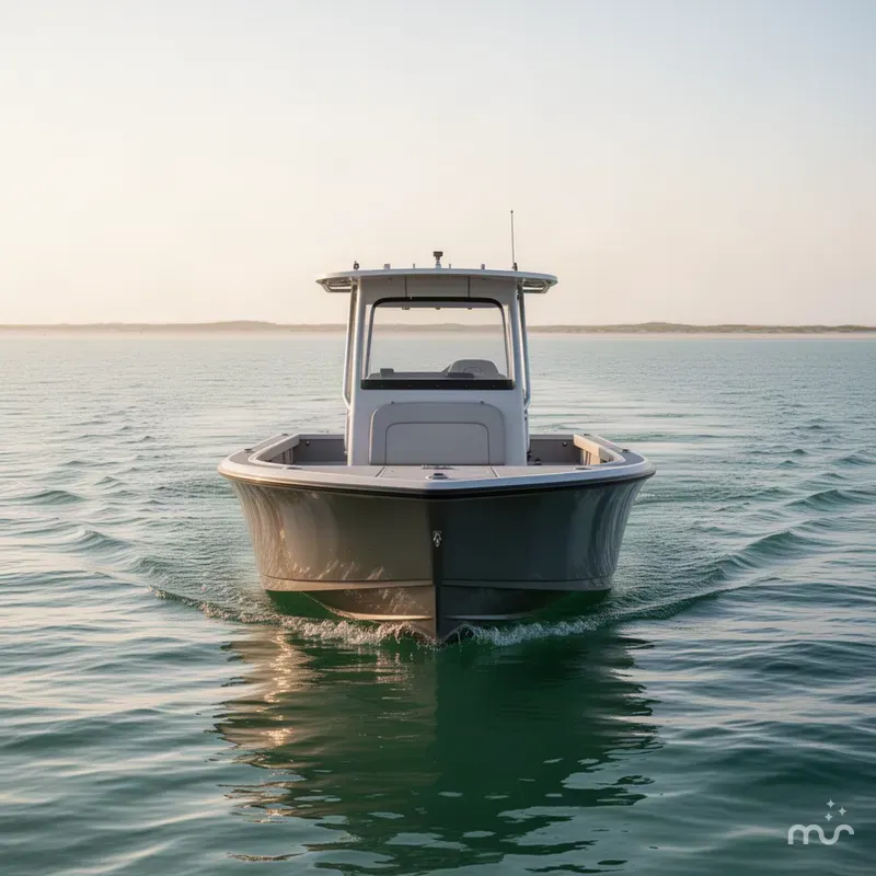Slide: The Image of Edge Boats Sportsman Series 553DB MID DECK-40HP AND TRAILER 2026 - 1