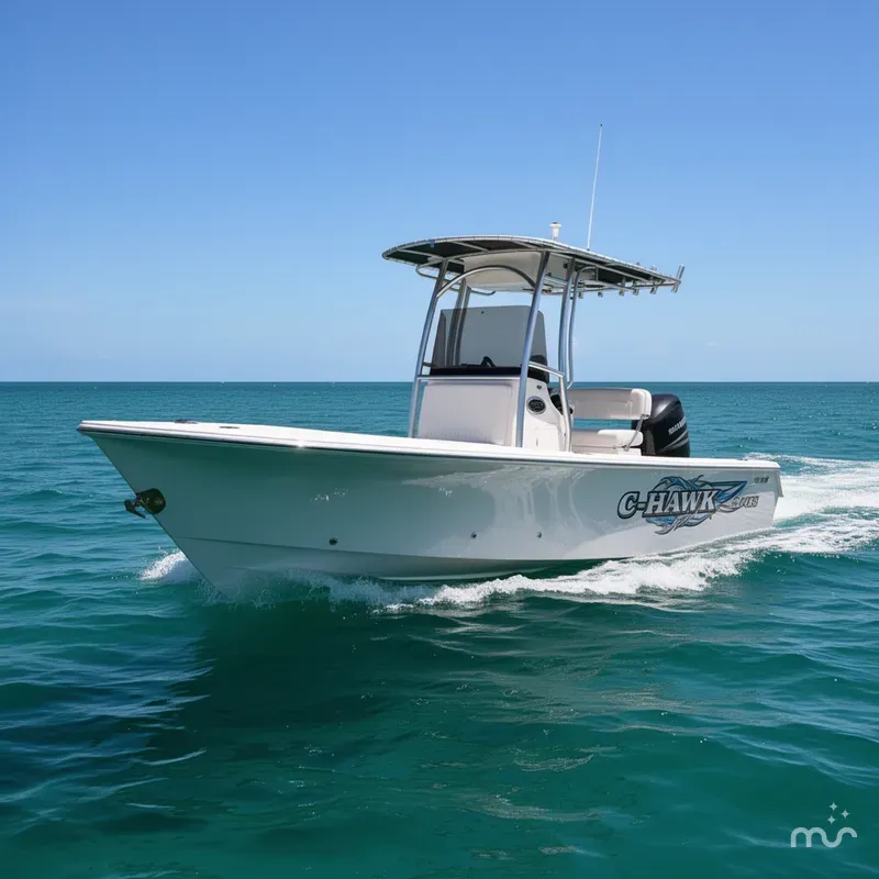 Slide: The Image of C-Hawk 23 Center Console 2025 - 2