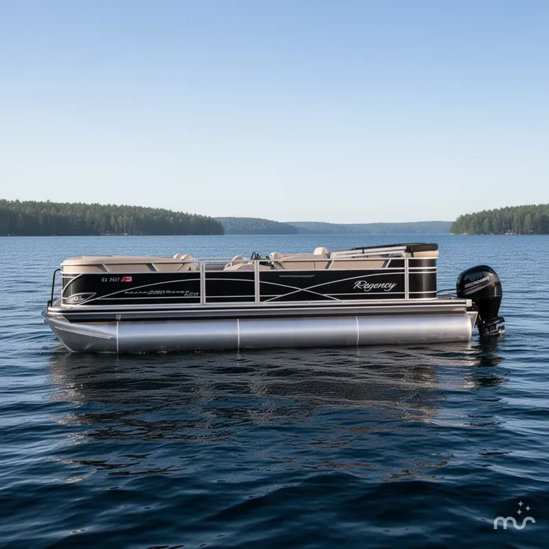 Slide: The Image of Regency PARTY BARGE 220 XP3 2014 - 2