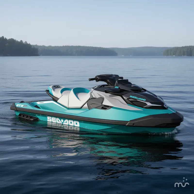 The Image of Sea-Doo GTX™ Limited 325 Teal Metallic 325 iBR 2026 - 0