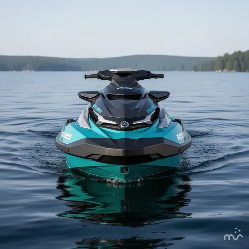 Slide: The Image of Sea-Doo GTX™ Limited 325 Teal Metallic 325 iBR 2026 - 1