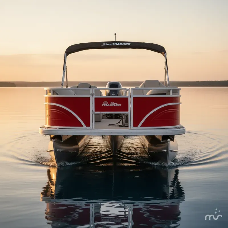 Slide: The Image of Sun Tracker Fishin' Barge 22 DLX 2026 - 1