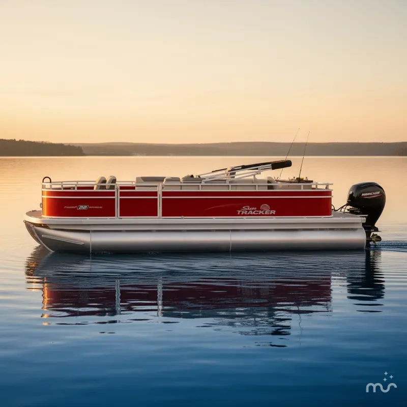 Slide: The Image of Sun Tracker Fishin' Barge 22 DLX 2026 - 2