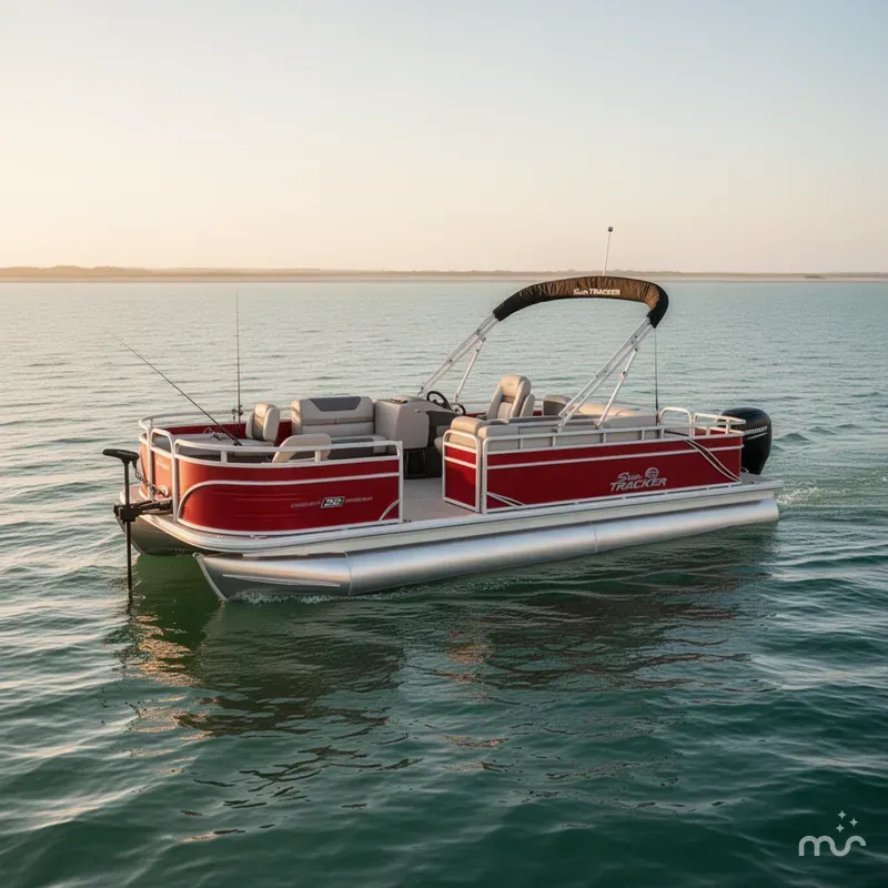 The Image of Sun Tracker Fishin' Barge 22 DLX 2026 - 0
