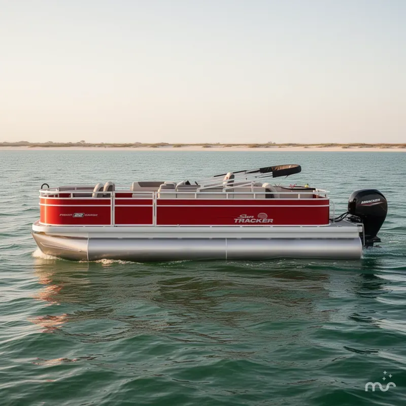 Slide: The Image of Sun Tracker Fishin' Barge 22 DLX 2026 - 2