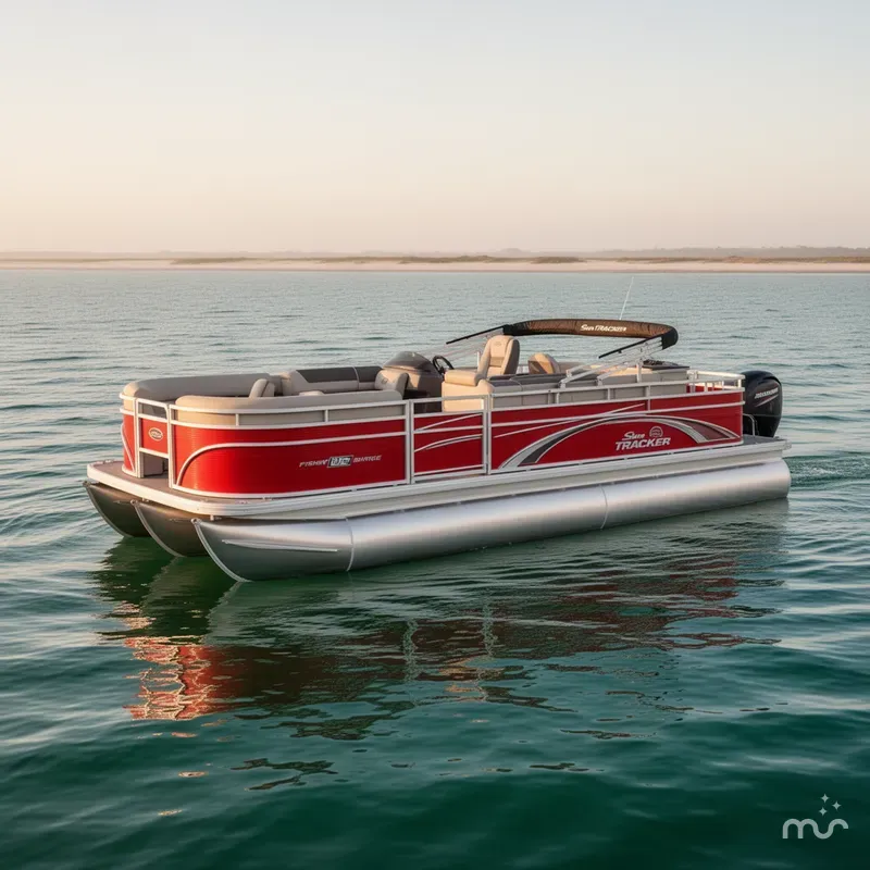 Slide: The Image of Sun Tracker Fishin' Barge 22 DLX 2026 - 4