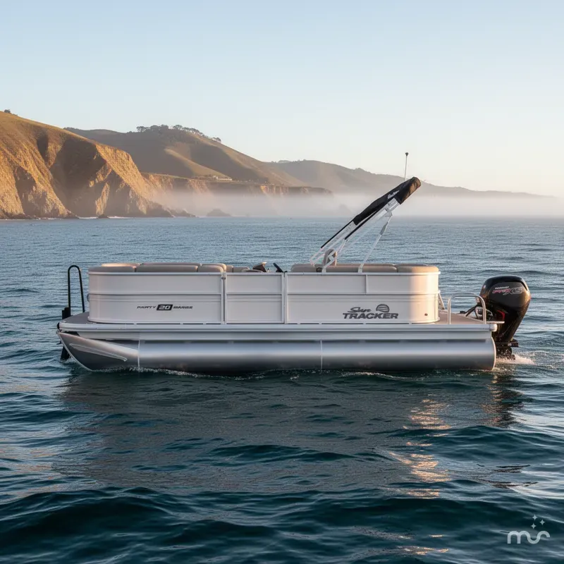 Slide: The Image of Sun Tracker Party Barge 20 DLX 2026 - 2
