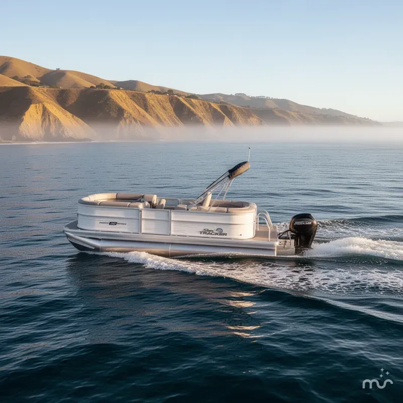 Slide: The Image of Sun Tracker Party Barge 20 DLX 2026 - 4