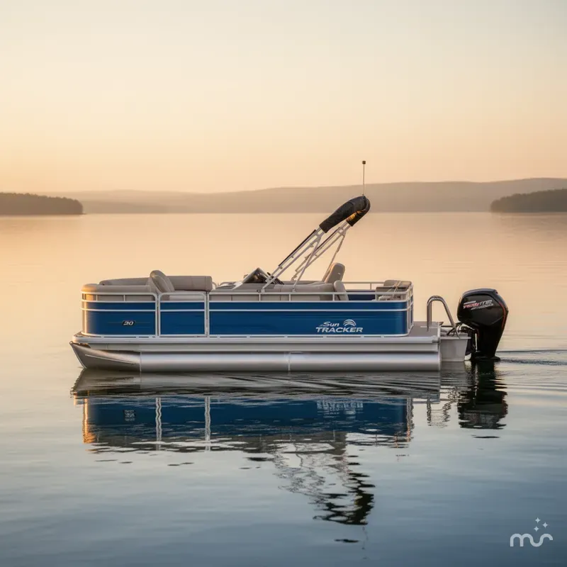 Slide: The Image of Sun Tracker Fishin' Barge 20 DLX 2026 - 2