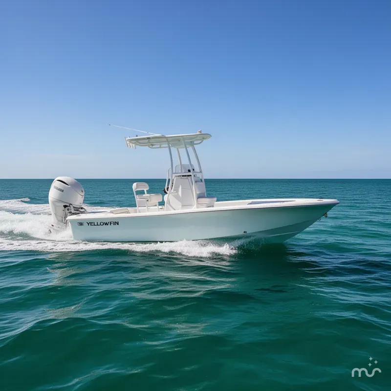 Slide: The Image of Yellowfin 24 Bay CE 2026 - 4