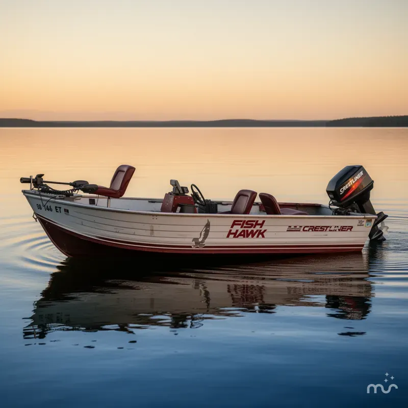 The Image of Crestliner 1600 Fish Hawk 1985 - 0