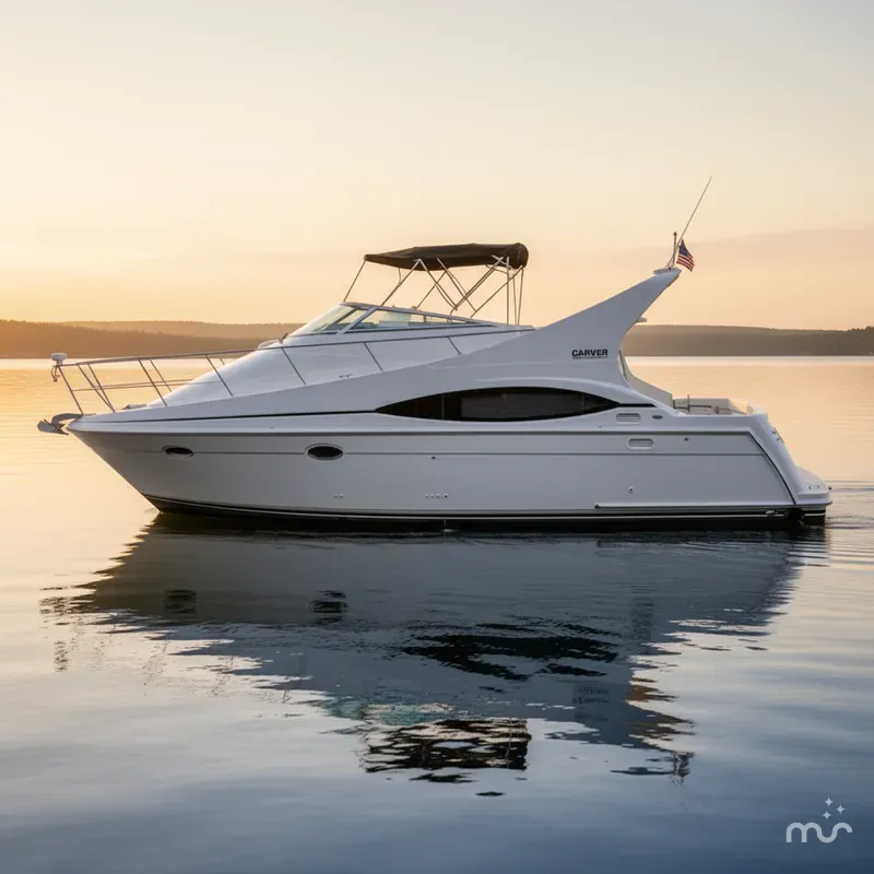 Slide: The Image of Carver Yachts 350 Mariner 2000 - 2