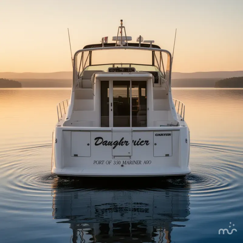Slide: The Image of Carver Yachts 350 Mariner 2000 - 3