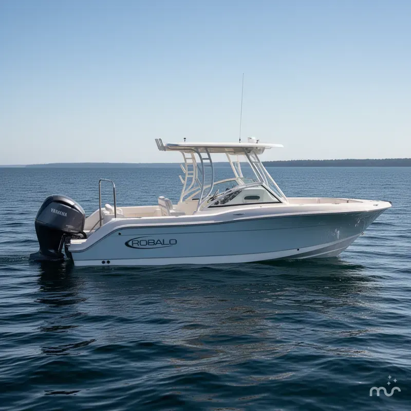 Slide: The Image of Robalo R247 Dual Console 2022 - 2