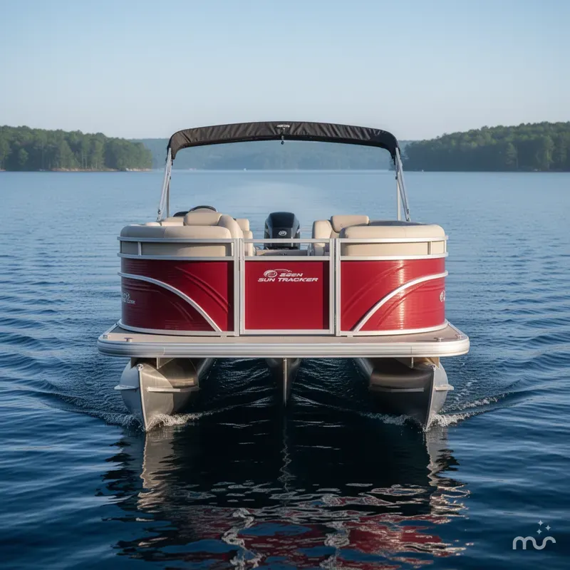 Slide: The Image of Sun Tracker Party Barge 22 DLX 2024 - 1