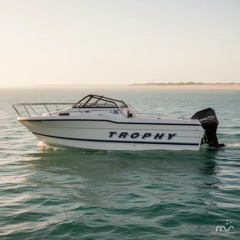 Slide: The Image of Bayliner 2002 Trophy Walkaround 1996 - 2