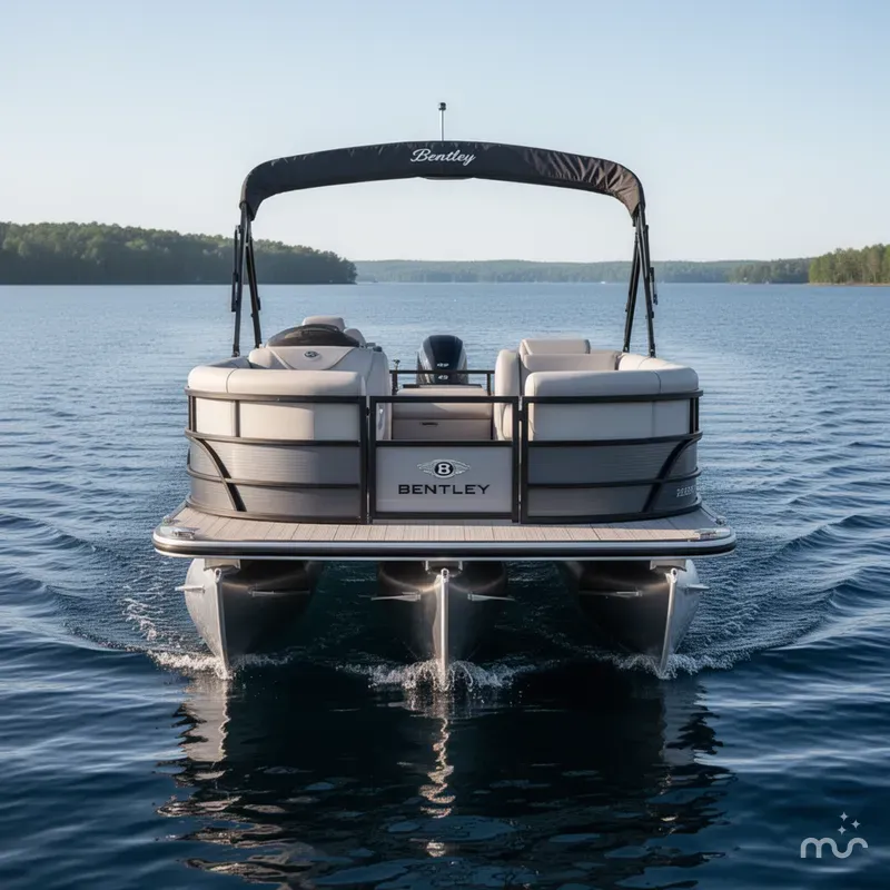 Slide: The Image of Bentley Pontoons Legacy 220 Swingback 2026 - 1