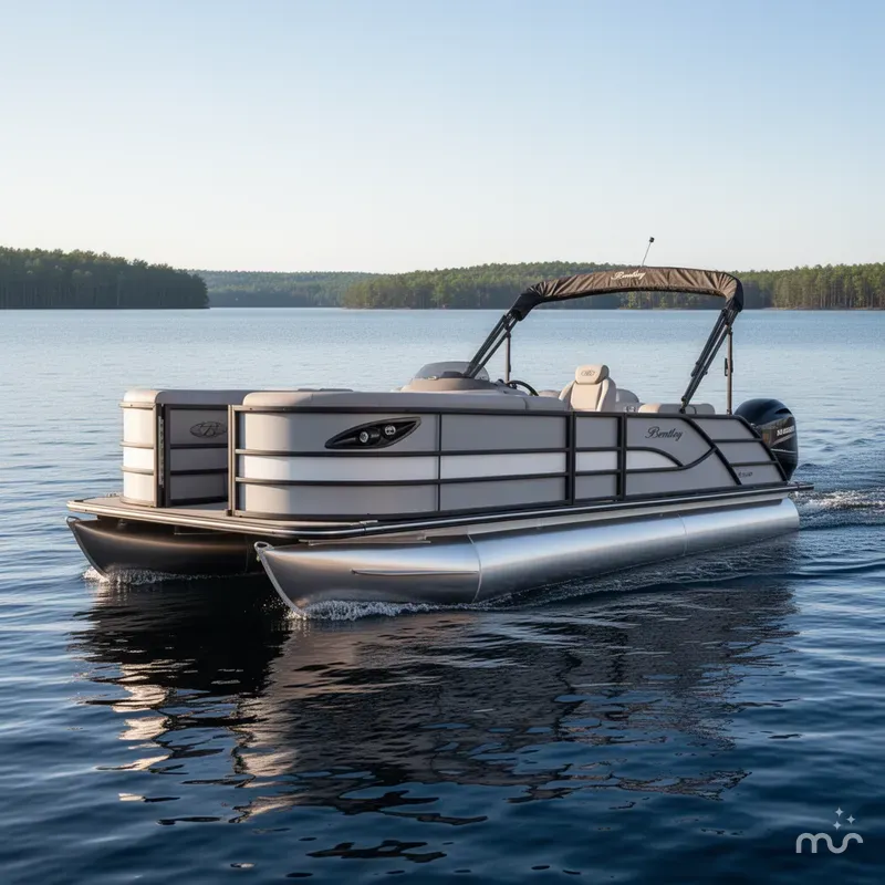 Slide: The Image of Bentley Pontoons Legacy 220 Swingback 2026 - 2