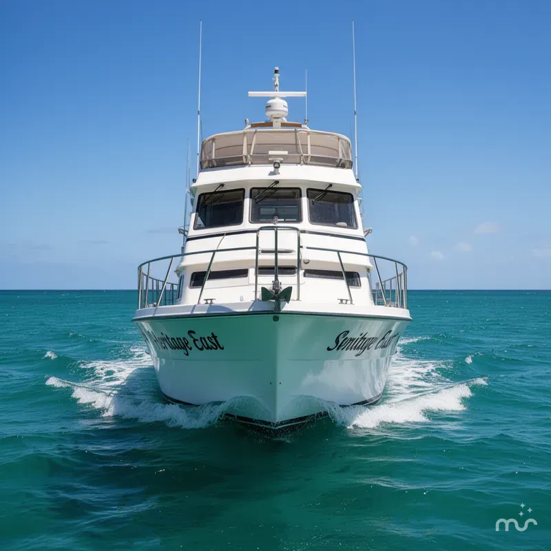 Slide: The Image of Heritage East 36 Sundeck Trawler 2000 - 1