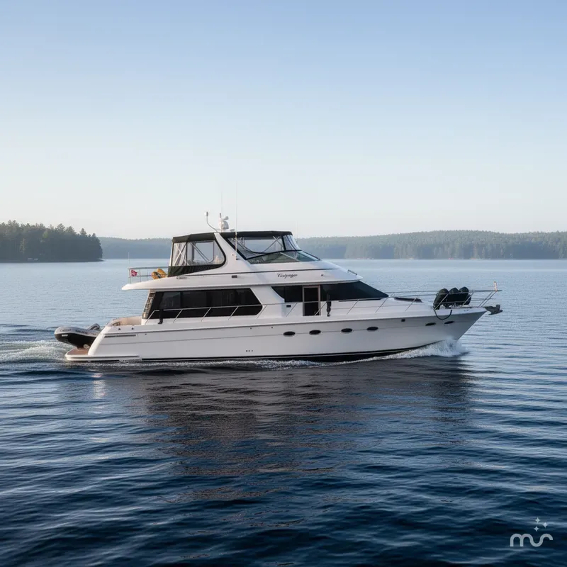The Image of Carver Yachts 570 Voyager Pilothouse 2002 - 0